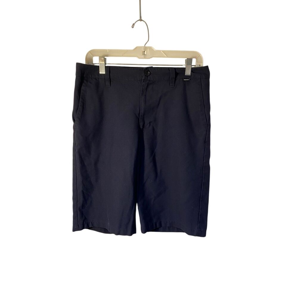 Hurley men’s Newcastle navy blue Chino flat front shorts 28